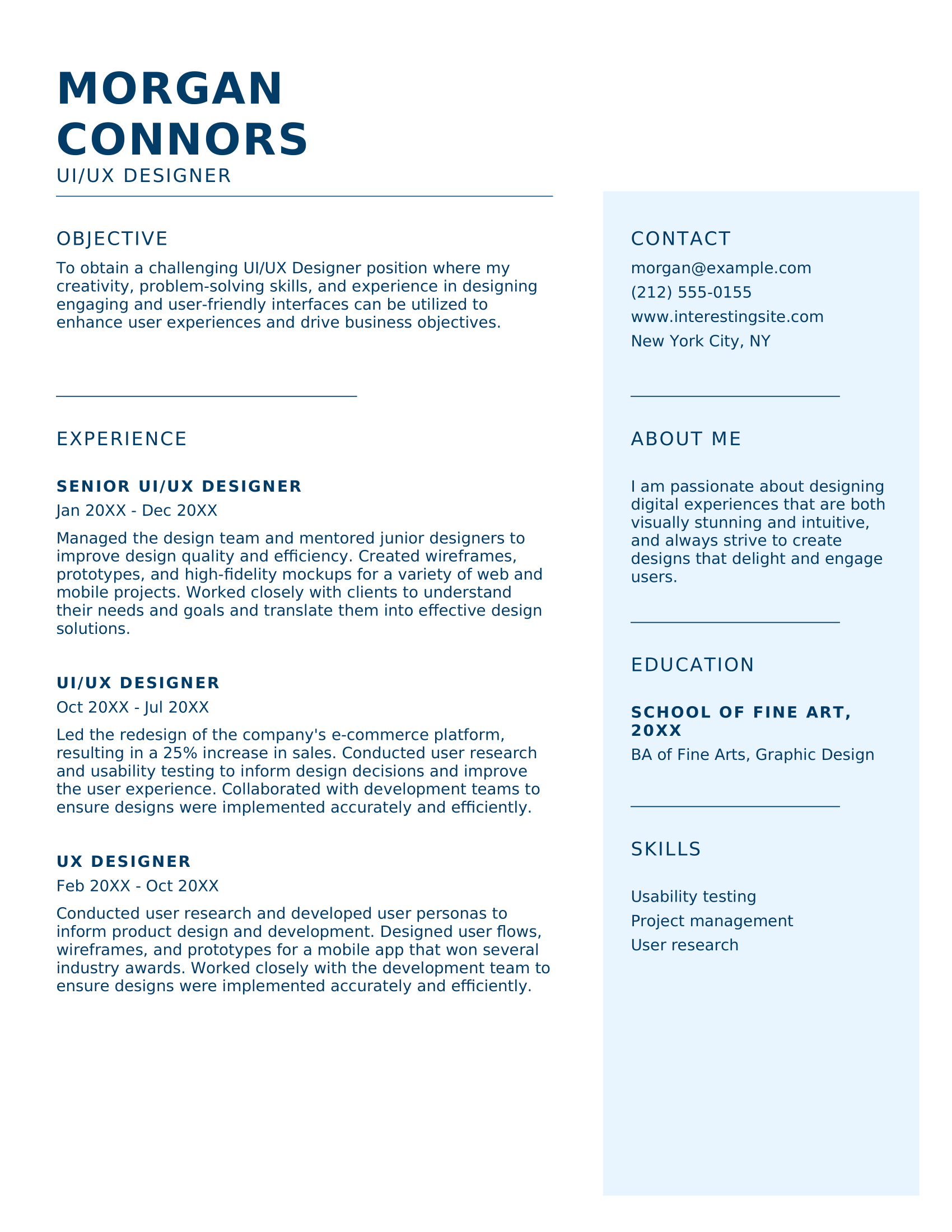View of 35+ Free Professional Resume Templates for 2025